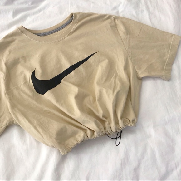 Nike Tops - Vintage Nike drawstring crop tee
